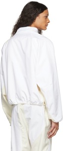 Wholesale Price Custom Women's White Bomber <b>Jacket</b> Zeta Phi Beta Pearls Pattern Long Length Zipper Closure Girls Crop <b>Jacket</b> - Product Image 6