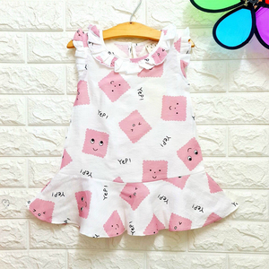 Robes en coton de lin de haute qualité pour tout-petits filles robes de bébé fille été pour les filles de 2 à 7 ans du Vietnam - Product Image 4