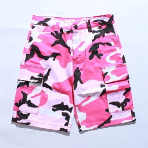 Shorts camouflage pour garçons, shorts cargo pour hommes grandes tailles, streetwear, multi-poches, pantalons courts amples, décontractés pour hommes - Product Image 2