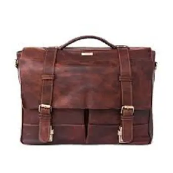 Men Office Business Shoulder Bag Genuine Leather Executive Briefcase Luxury Laptop bag Quality leather Business Office Briefcase