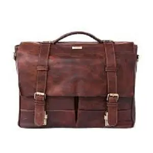 Men Office Business Shoulder Bag Genuine Leather Executive Briefcase Luxury Laptop bag Quality leather Business Office Briefcase