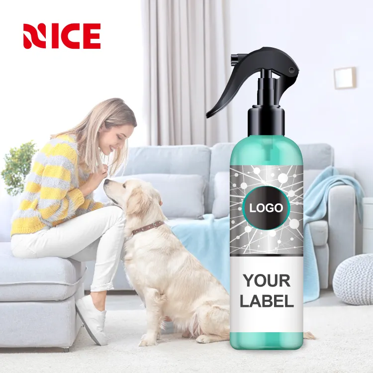 Spray déodorant naturel anti-bactérien, étiquette privée, désodorisant pour les animaux de compagnie, ml