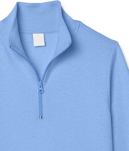 <b>Women's</b> Long Sleeve Lightweight Fleece <b>Quarter</b> <b>Zip</b> <b>Sweatshirts</b> with Front Pocket Stand Collar Winter Fashion Tops Wholesale - Product Image 6