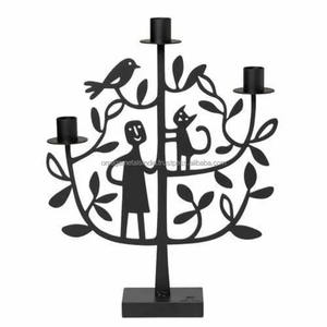 Centre de table décoratif en forme de chat dans un arbre, porte-bougie pour la décoration intérieure, vente en gros, exportateur - Product Image 2