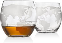Verres à Whisky extensibles avec 4 boules, ensemble de verres de carafe à Whisky