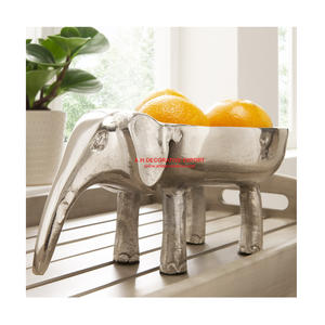 Vaisselle en aluminium écologique, design vintage, bol de service personnalisable pour les fêtes, décoration de table à la maison - Product Image 3