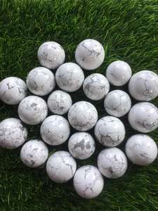 Esfera de cristal de howlita tallada más vendida, bola decorativa de piedras preciosas de meditación Feng Shui para Reiki Healing Love Perfect Souvenir - Product Image 4