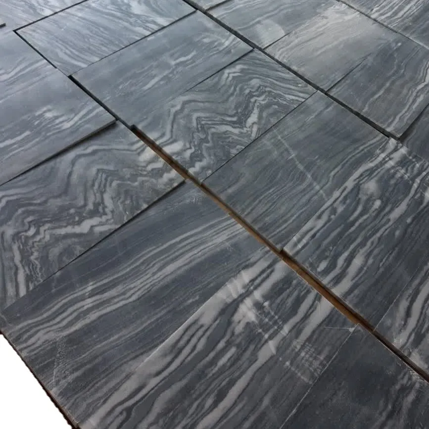 BEAUTIFUL VEINS WITH COMPETITIVE PRICE - HIGH CLASS BLACK TIGER VEINS MARBLE SIZE 60*60*2CM - FROM AN SON CORPORATION IN VIETNAM