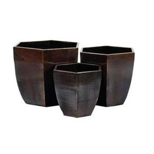 Florero de Metal de decoración clásica para boda, maceta de flores martillada, mesa artesanal para el hogar, Hotel y restaurantes - Product Image 2