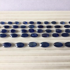 Saphir bleu naturel coupe ovale 4*3, 5*3, 5*4, 6*4, 7*5mm AAA qualité AAA lustre avec belle couleur fabrication et polissage parfaits - Product Image 1