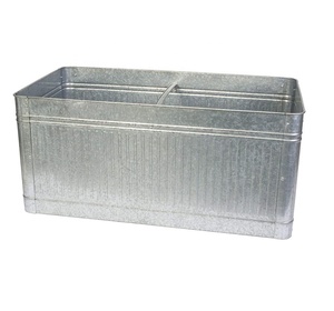 Handmade Low MOQ Factory Price Galvanized Metal Large <b>Planter</b> Wholesaler Custom Manufacturer - Product Image 1