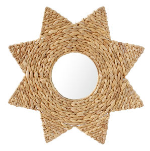 Vietrustic última decoración del hogar agua Jacinto paja espejo Babyroom espejo decorativo - Product Image 5