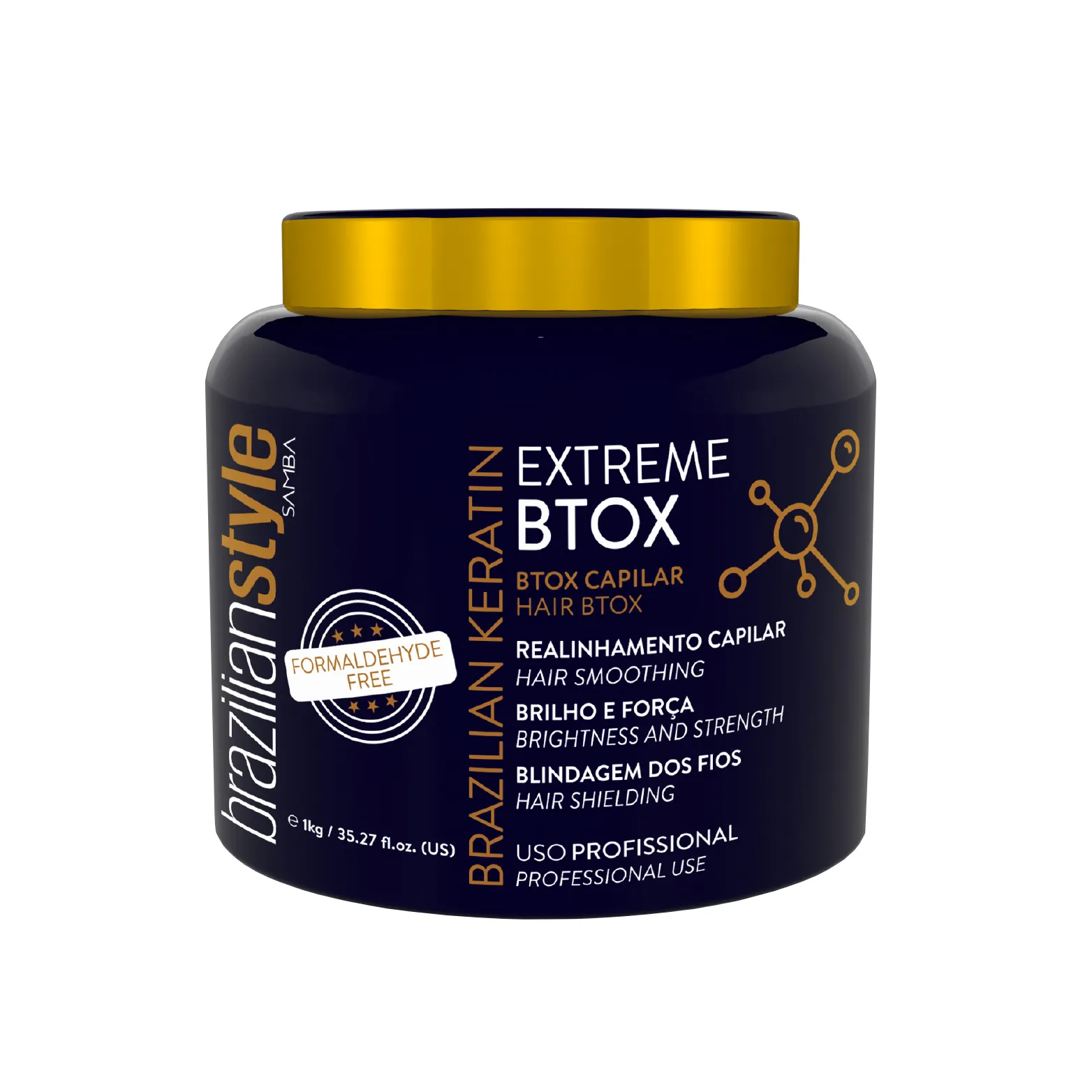 Brazilian Blowout Treatment Btox Professional Keratin + Protein Treatment Hair Serum Natural Oils