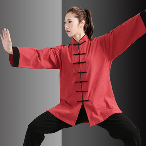 Uniforme de kung-fu de alta calidad para hombres, uniforme de Wing Chun, OEM, tradicional, shaolin, kung-fu, tai chi, venta al por mayor - Product Image 4