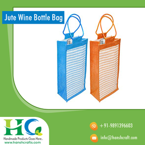 Craft Brew Tote 6-Bottle <b>Bag</b> six <b>wine</b> bottle <b>bag</b> jute <b>wine</b> bottle <b>bag</b> - Product Image 6