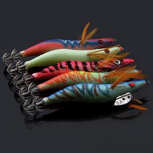 Mồi Câu Mực Phát Sáng Bán Chạy Có Lưỡi Câu, Mồi Câu Cá Tôm Bộ Mồi Câu Nhân Tạo Mắt 3D #2.5,#3.0,#3.5 - Product Image 4