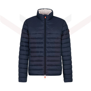 High Quality Men's <b>Duck</b> <b>Down</b> <b>Jacket</b> for Winter Puffer Quilted Coat with Stand Collar Breathable Light Fabric Pattern Decoration - Product Image 4