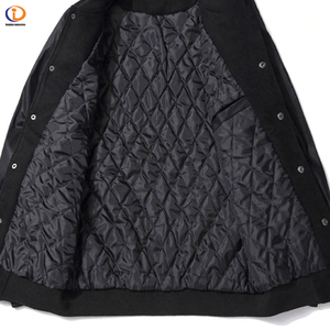 ขนแกะและปลอกหนังวัวแท้,แจ็คเก็ตขนสัตว์ออกแบบเองขายส่งแจ็คเก็ตขนสัตว์ Letterman คุณภาพสูง - Product Image 3