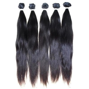 Volume en vrac d'extensions de cheveux humains indiens purs de 100% vrais pour des regards élégants - Product Image 2