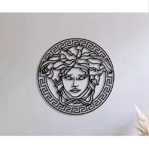 ของตกแต่งผนังศิลปะโลหะแบบแขวน,ของตกแต่งต้นไม้ของชีวิตสิงโตปลาเป็ดภูเขา Worldmap ศิลปะผนังสมัยใหม่ของขวัญตกแต่งบ้านแบบกำหนดเอง - Product Image 6