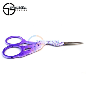 Tijeras de uñas de belleza profesional 3Pro para manicura y pedicura, colores personalizables, hoja afilada de acero inoxidable, uso duradero en salón - Product Image 3