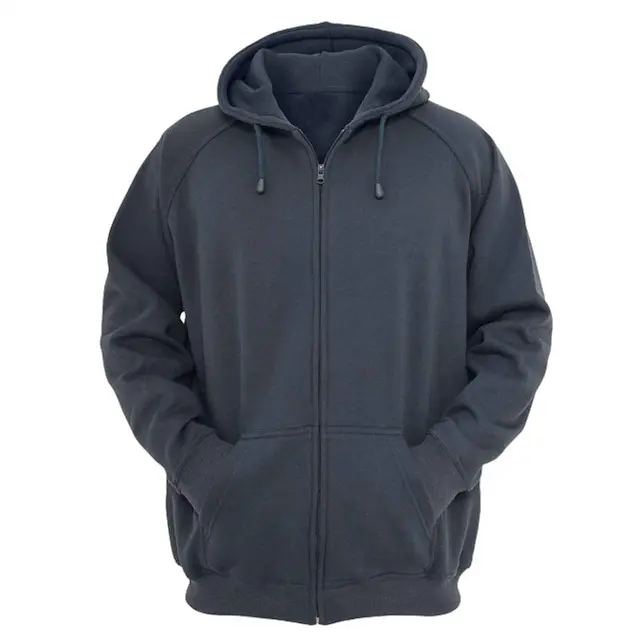 Effen Premium Oversized Sweatshirt Loszittend Winterhoodies Jack Met Capuchon Voor Volwassenen Unisex-Volwassen Katoenen Capuchon