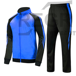 Wholesale OEM Fitted Sweatsuit Tracksuit Zipper Hoodies Jogging Men Jogger <b>Track</b> <b>Suit</b> - Product Image 6