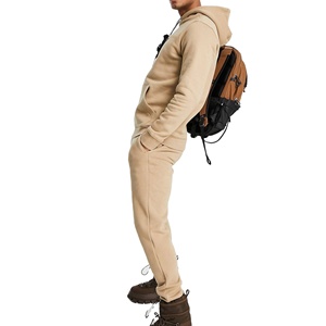 Conjunto de Sudadera y Pantalones Deportivos de Algodón de Alta Calidad, Estilo Urbano, Corte Holgado, Personalizable para Hombre - Product Image 6