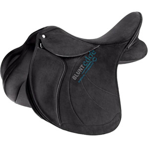 Sillín de salto sintético intercambiable, autoajustable, 17 ", 17,5", 18 ", marrón, negro, Inglés - Product Image 1