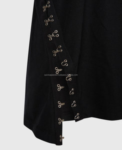 เสื้อยืดผ้าฝ้ายพรีเมียมสำหรับผู้หญิง พิมพ์ลายกราฟิก บริการผลิตเสื้อยืดฤดูร้อน รับพิมพ์ลายและบรรจุภัณฑ์ตามสั่ง - Product Image 4
