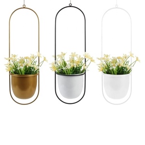Indian Handcrafted Metal Planter - Product Image 1