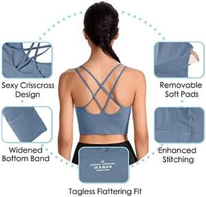 Venta al por mayor sujetador de Deportes de las mujeres ropa de yoga ropa de fitness - Product Image 6