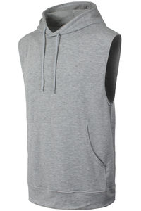 Personalizado de los hombres sin mangas gimnasio Fitness Muscle Tank Top chaleco 100% algodón ligero Reversible verano ropa exterior transpirable Casual - Product Image 3