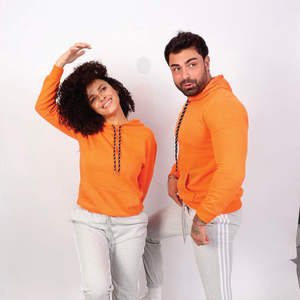 Ensemble de survêtement unisexe personnalisé, nouveau design 2025, impression par transfert thermique, 100 % coton, coupe-vent et réversible, vente en gros - Product Image 2