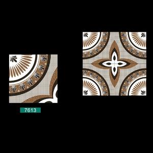 Carreaux de sol en porcelaine antidérapante en céramique polie design anneau 40x40cm - Product Image 5