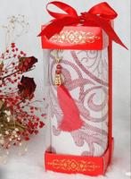 Coffret cadeau musulman Tapis de prière Tasbih Boîte cadeau islamique transparente pour le Ramadan Cadeaux de mariage et souvenirs musulmans Couverture de Coran