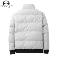 Veste matelassée en laine tricotée respirante pour homme, nouvelle mode, grande taille, écologique, antibactérienne, chaude, coupe-vent, avec fermeture éclair