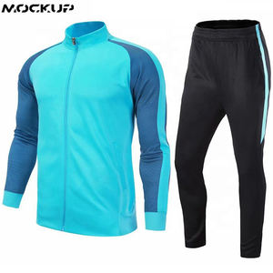 2021 chándales de fútbol con logotipo bordado personalizado, diseño ligero y único, nuevos conjuntos de chaqueta y pantalones deportivos baratos - Product Image 2
