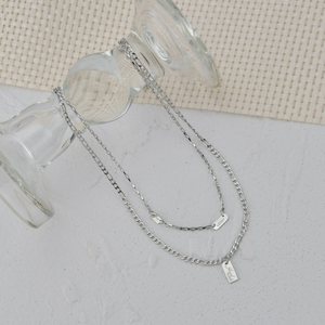 สร้อยคอสแตนเลสสตีลชุบทองโรแมนติกทันสมัยปรับได้สำหรับผู้หญิง - Product Image 3