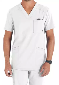 Uniformes d'hôpital de haute qualité, ensemble deux pièces personnalisés pour femmes et hommes, blouses d'allaitement, salon de beauté, vente en gros - Product Image 5