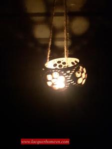 Best Seller Modern Metal Candleholder Handcarved Coconut <b>Tealight</b> <b>Holder</b> Glass Leaf Home Decoration Christmas Occasions Vietnam - Product Image 3