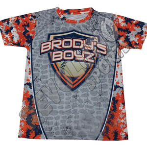 Maillot de Baseball de qualité supérieure chemise d'entraînement de sublimation maillot de pratique de softball personnalisé pour les jeunes uniforme en gros confortable - Product Image 1