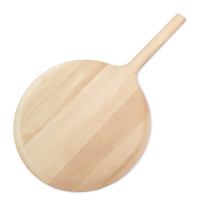 Planche à découper en bois de manguier au design rond indien avec poignée pour ustensiles de cuisine et service de pizza pour usage alimentaire - Product Image 3