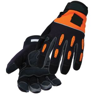 Winter Patchwork Motorcycle Customized Breathable Windproof Comfortable-Wear Water-Resisting Motorbike Pu <b>Leather</b> Gloves - Product Image 4