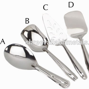 Ensemble de couverts en acier inoxydable (cuillère, fourchette, couteau et baguettes) au design classique et technique émaillée, idéal pour les cadeaux promotionnels - Product Image 3