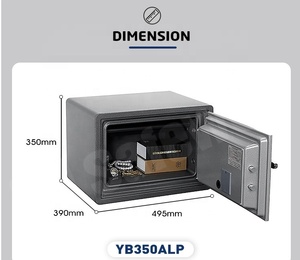 Safewell FP0401E Hộp Cháy An Toàn Hộp Két Cho Thép <span class=keywords><strong>Vault</strong></span> Tiền Lửa Bằng Chứng An Toàn - Product Image 5