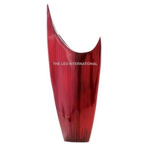 Ensemble de 3 pots et jardinières de table de restaurant très luxueux en aluminium et métal poli et brillant vase à fleurs - Product Image 2