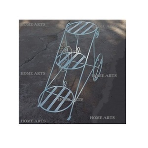 Soporte de maceta de gran tamaño de último diseño en soporte de maceta de hierro de color blanco para uso interior y exterior - Product Image 2