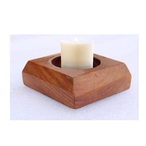 เชิงเทียนไม้ธรรมชาติ,เชิงเทียนไม้ธรรมชาติขนาดเล็กขาตั้งไม้สำหรับงานแต่งงานบ้านสำหรับตกแต่งบ้าน - Product Image 3