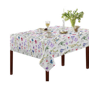 Nappes personnalisées en forme de rectangle brodées en coton respirant de dernière conception - Product Image 1